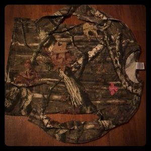 Cute camp mossy oak long sleeve top